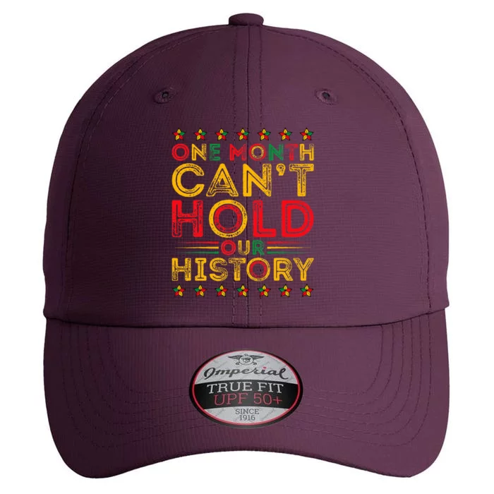 One Month Cant Hold Our History Pan African Black History The Original Performance Cap