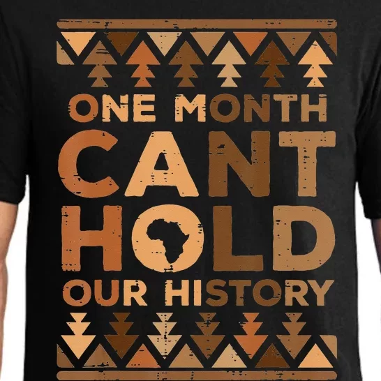 One Month Cant Hold Our History Black African Pajama Set