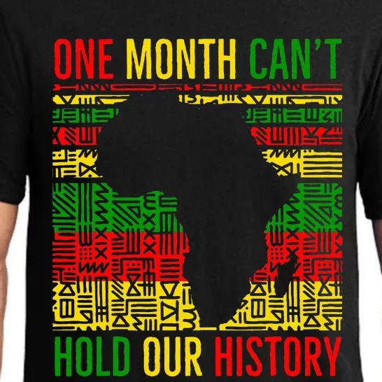 One Month Cant Hold Our History Pan African Black History Pajama Set