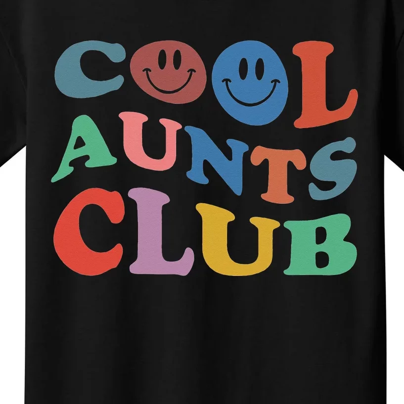 Official Member Cool Aunts Club Best Aunt Ever Gift For Aunt Kids T-Shirt