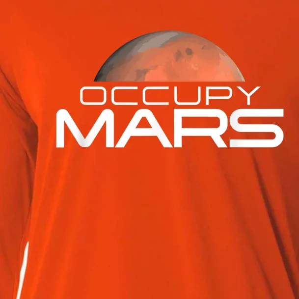 Occupy Mars Colonize Space Cooling Performance Long Sleeve Crew