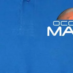 Occupy Mars Colonize Space Softstyle Adult Sport Polo