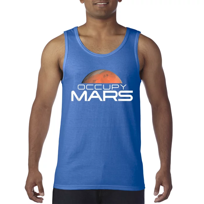 Occupy Mars Colonize Space Tank Top