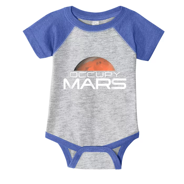 Occupy Mars Colonize Space Infant Baby Jersey Bodysuit