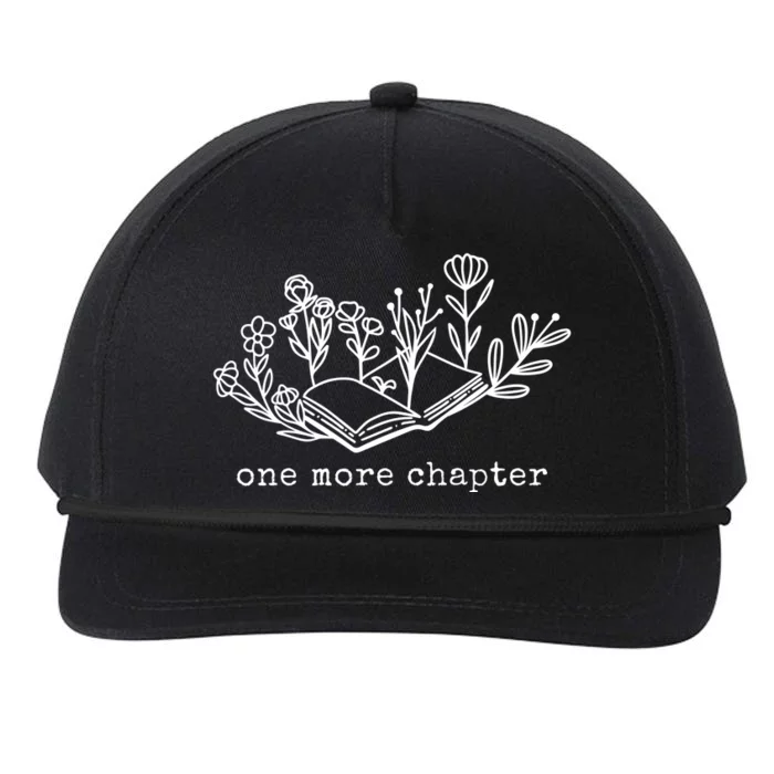 One More Chapter Book Lover Snapback Five-Panel Rope Hat