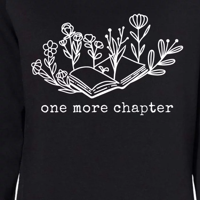 One More Chapter Book Lover Womens California Wash Sweatshirt