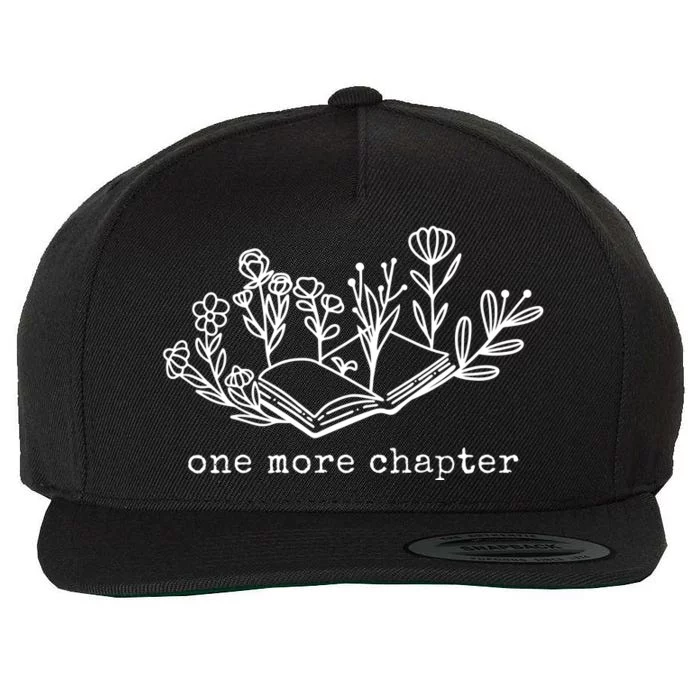 One More Chapter Book Lover Wool Snapback Cap