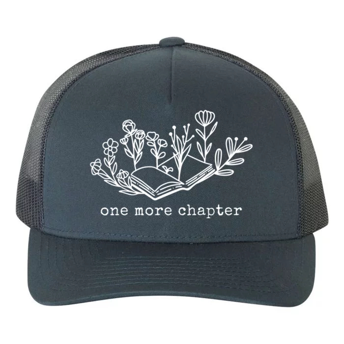 One More Chapter Book Lover Yupoong Adult 5-Panel Trucker Hat