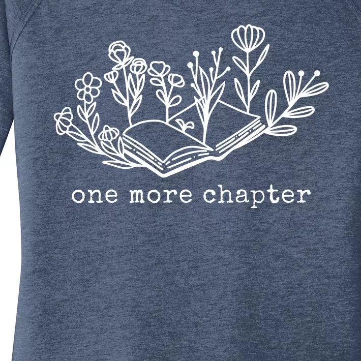 One More Chapter Book Lover Women's Perfect Tri Tunic Long Sleeve Shirt