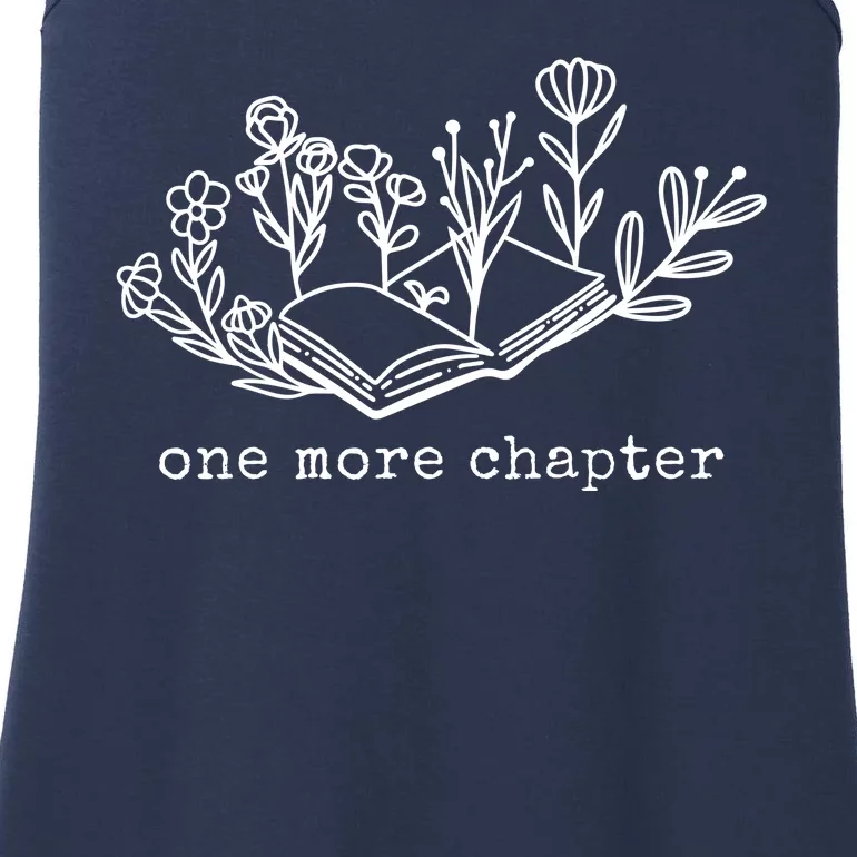 One More Chapter Book Lover Ladies Essential Tank