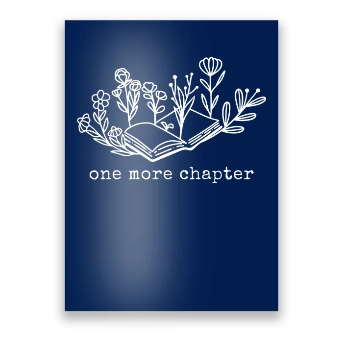 One More Chapter Book Lover Poster