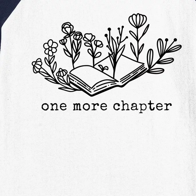 One More Chapter Book Lover Baseball Sleeve Shirt