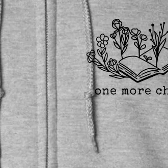 One More Chapter Book Lover Full Zip Hoodie