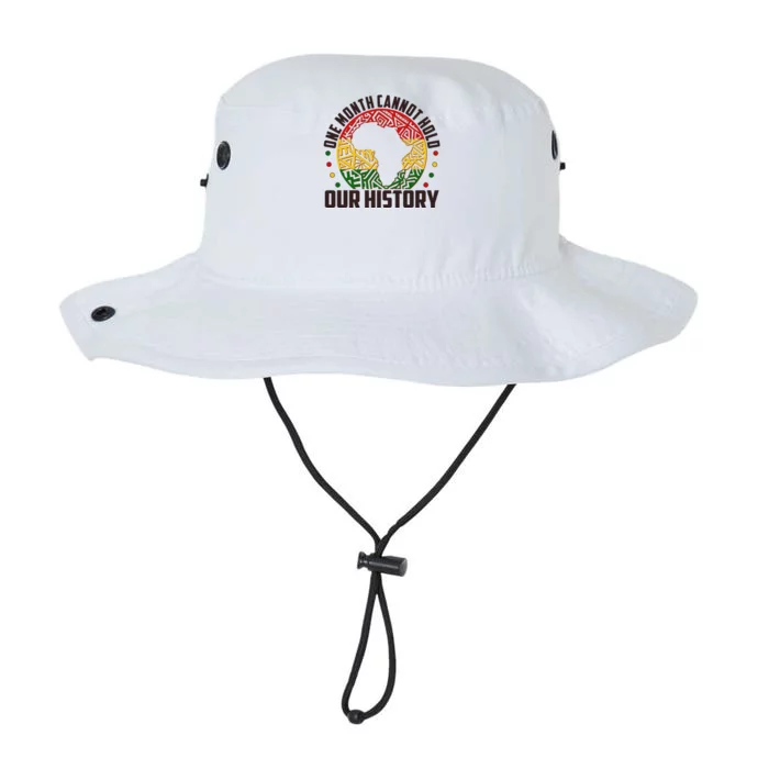 One Month Cannot Hold Our History Black History Month Legacy Cool Fit Booney Bucket Hat