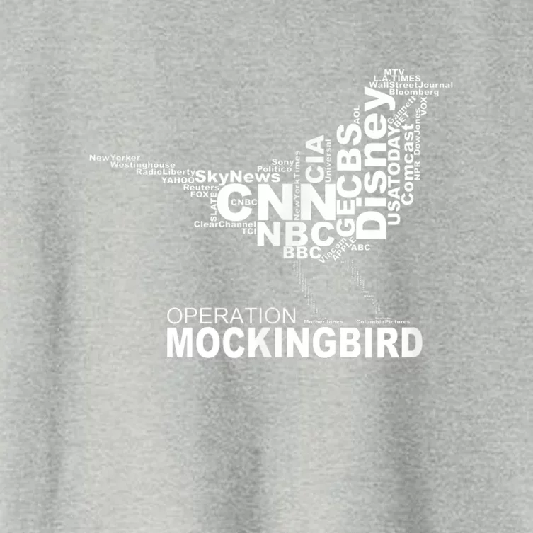 Operation Mockingbird CIA Conspiracy 1 Women's Crop Top Tee