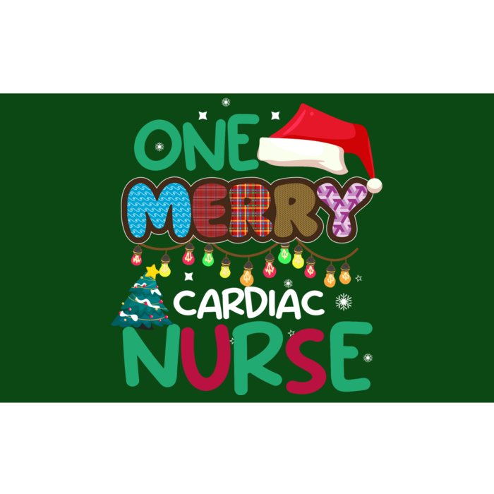 One Merry Cardiac Nurse Christmas Bumper Sticker