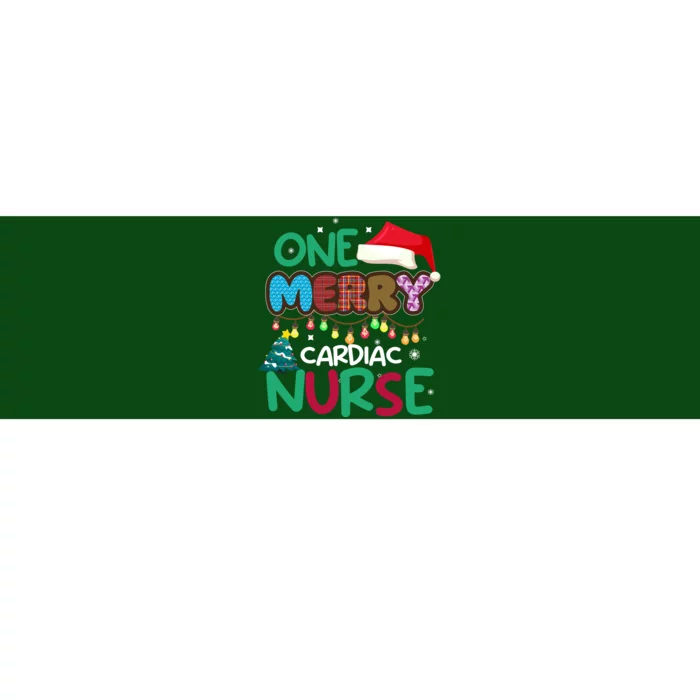 One Merry Cardiac Nurse Christmas Bumper Sticker