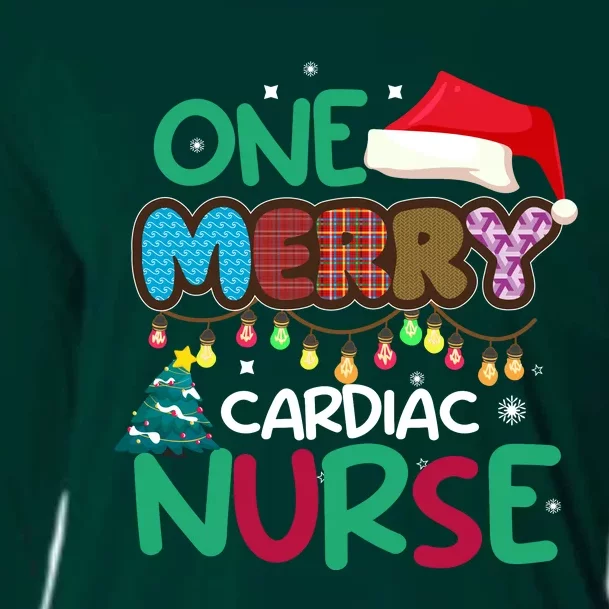 One Merry Cardiac Nurse Christmas Cooling Performance Long Sleeve Crew