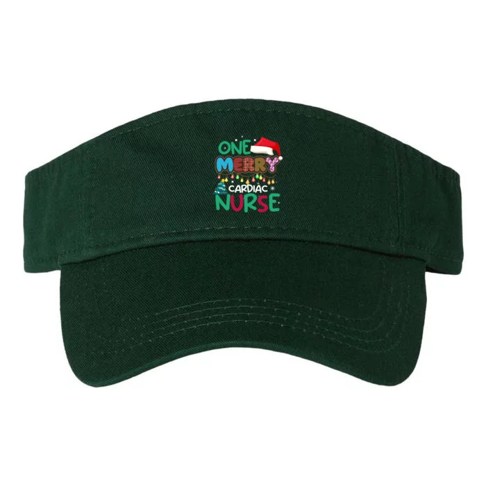 One Merry Cardiac Nurse Christmas Valucap Bio-Washed Visor