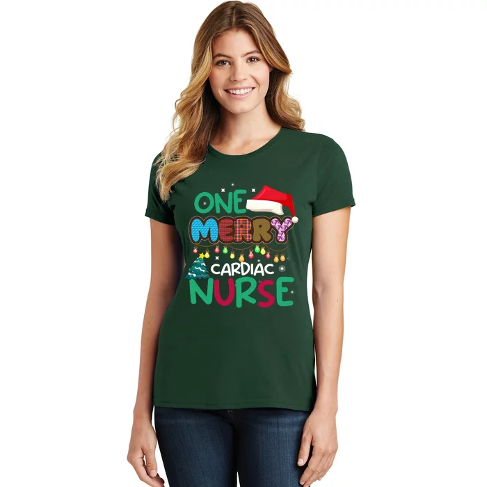 One Merry Cardiac Nurse Christmas Women's T-Shirt