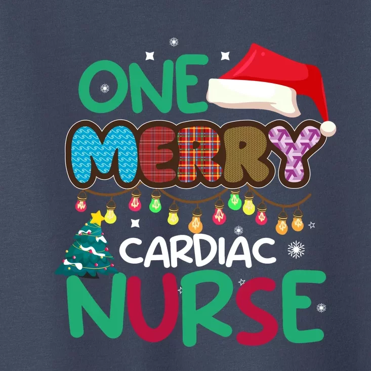 One Merry Cardiac Nurse Christmas Toddler T-Shirt