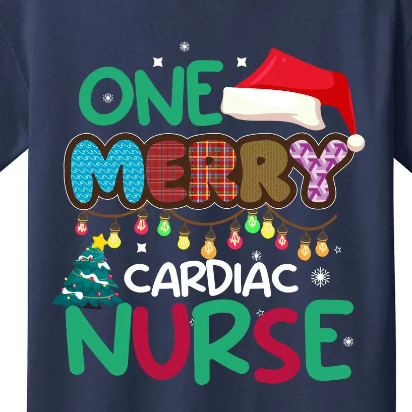 One Merry Cardiac Nurse Christmas Kids T-Shirt