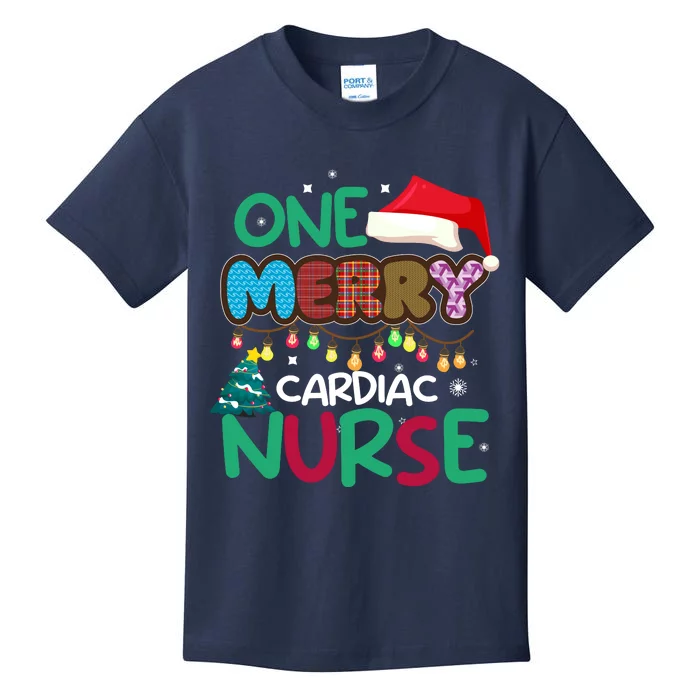 One Merry Cardiac Nurse Christmas Kids T-Shirt