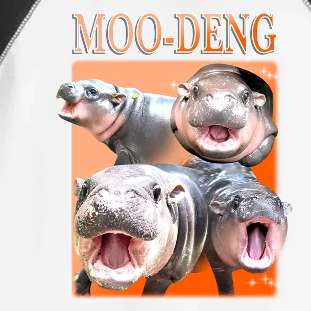 Orange Moo Deng Meme Hippo Toddler Fine Jersey T-Shirt