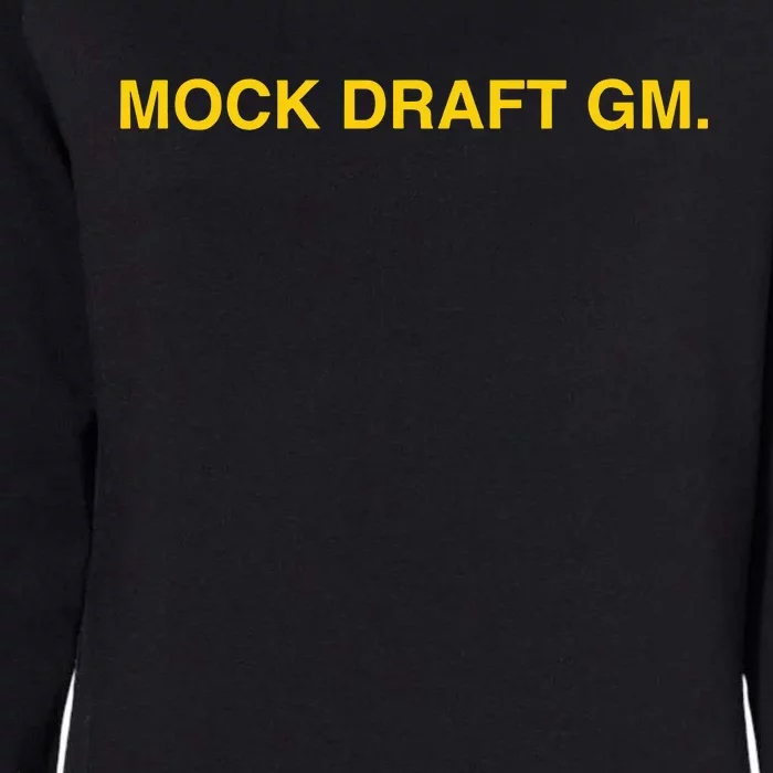 Obviousshirts Mock Draft Gm Womens California Wash Sweatshirt