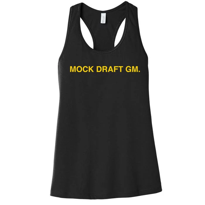 Obviousshirts Mock Draft Gm Women's Racerback Tank