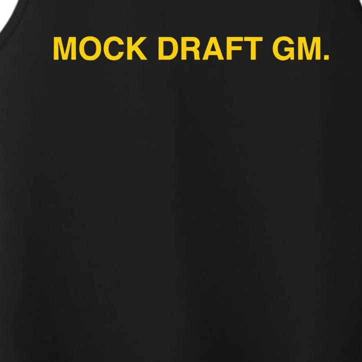 Obviousshirts Mock Draft Gm Performance Tank