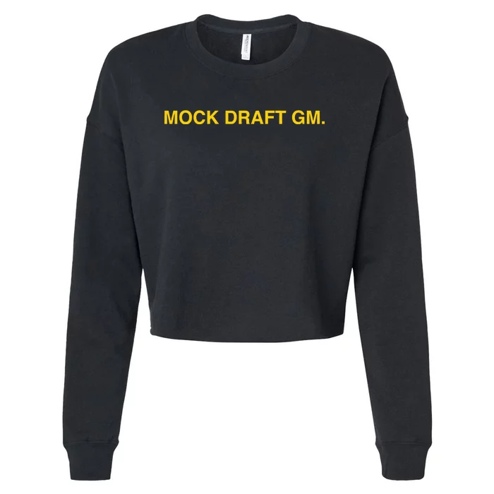 Obviousshirts Mock Draft Gm Cropped Pullover Crew