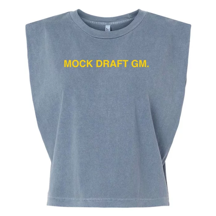 Obviousshirts Mock Draft Gm Garment-Dyed Women's Muscle Tee