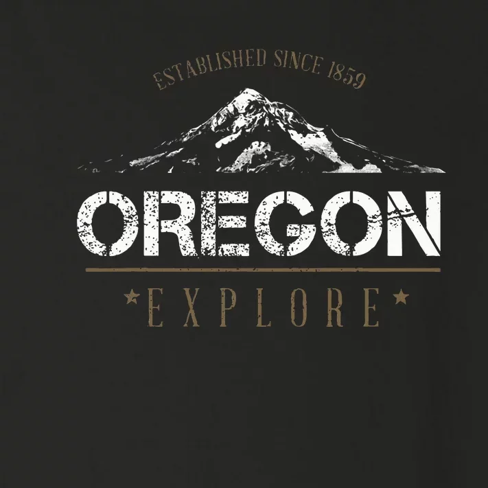 Oregon Mountain Explore Oregon Toddler Long Sleeve Shirt