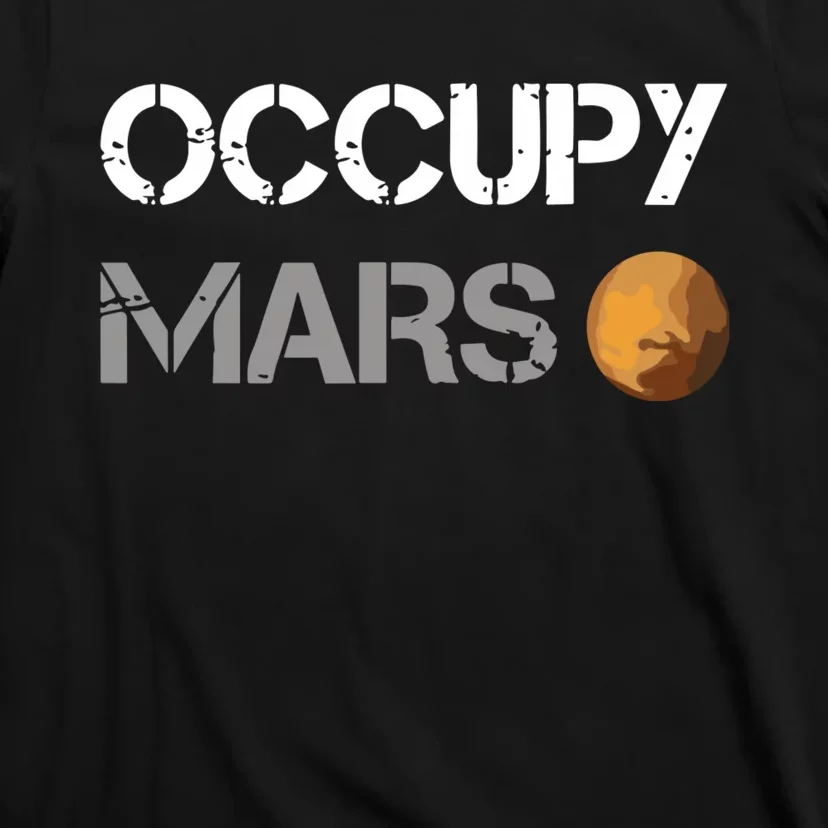 Occupy Mars Elon Musk Spacex Project T-Shirt