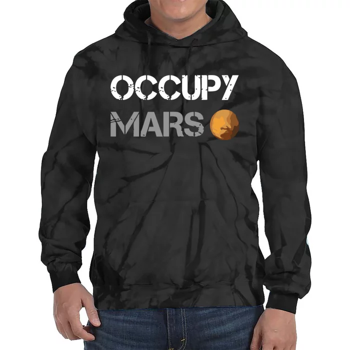 Occupy Mars Elon Musk Spacex Project Tie Dye Hoodie