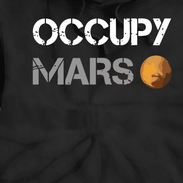 Occupy Mars Elon Musk Spacex Project Tie Dye Hoodie