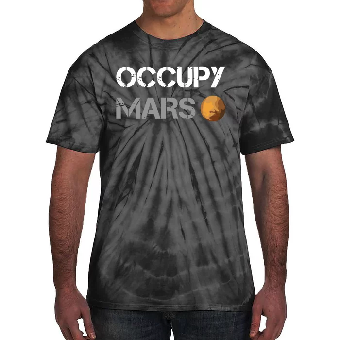 Occupy Mars Elon Musk Spacex Project Tie-Dye T-Shirt