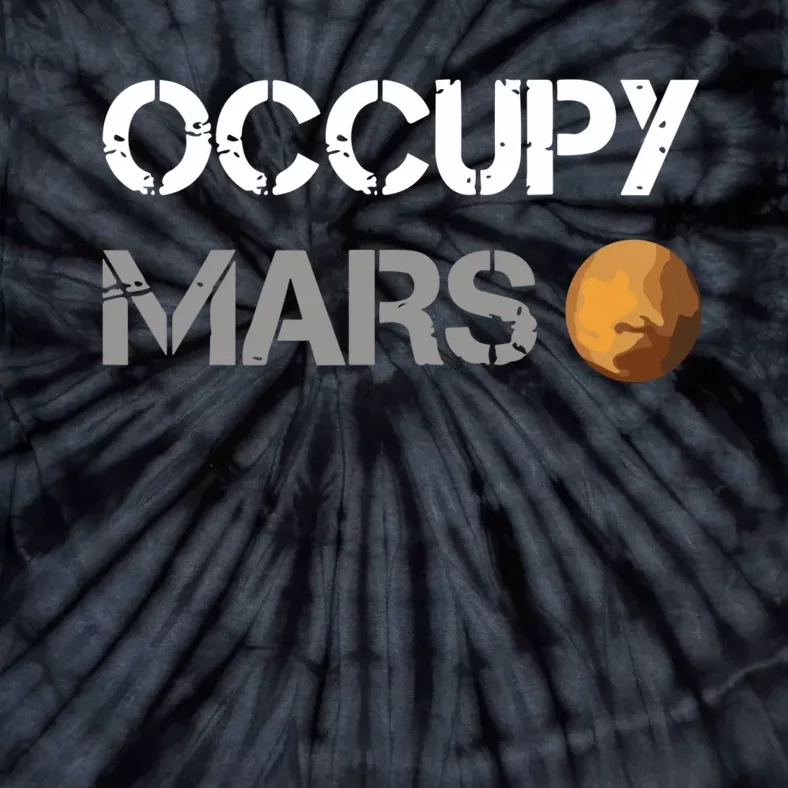 Occupy Mars Elon Musk Spacex Project Tie-Dye T-Shirt