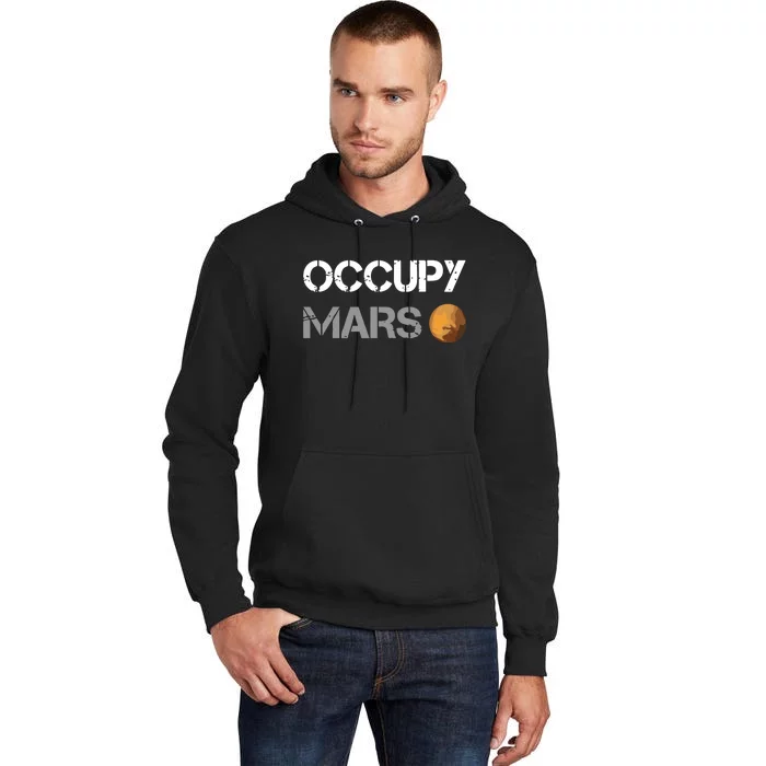 Occupy Mars Elon Musk Spacex Project Tall Hoodie