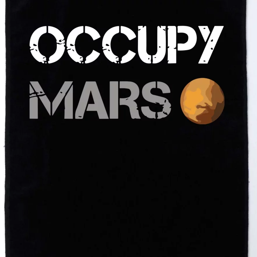 Occupy Mars Elon Musk Spacex Project Platinum Collection Golf Towel