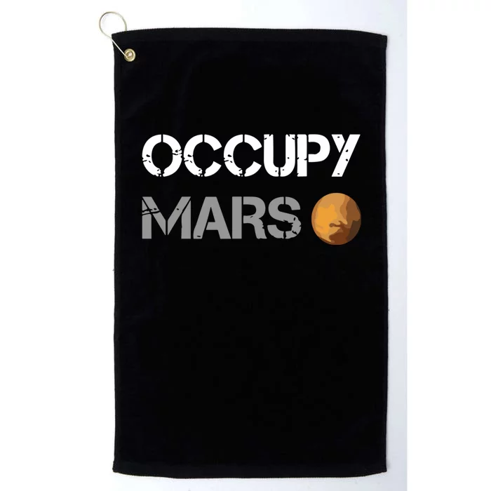 Occupy Mars Elon Musk Spacex Project Platinum Collection Golf Towel