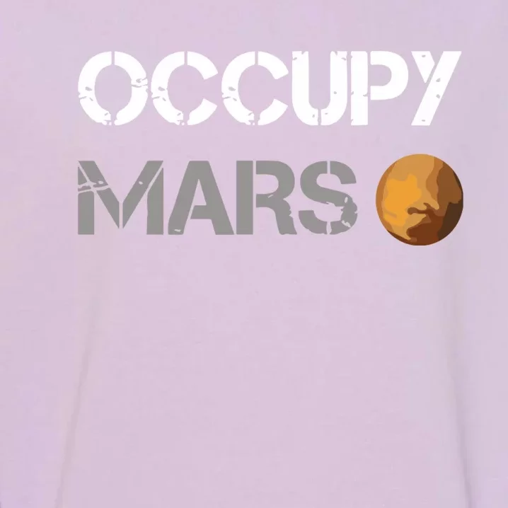 Occupy Mars Elon Musk Spacex Project Garment-Dyed Sweatshirt