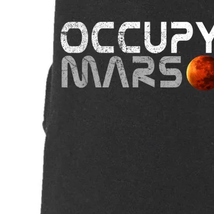 Occupy Mars Elon Musk SpaceX Project Gift Ideas Occupy Mars Trending Doggie 3-End Fleece Hoodie