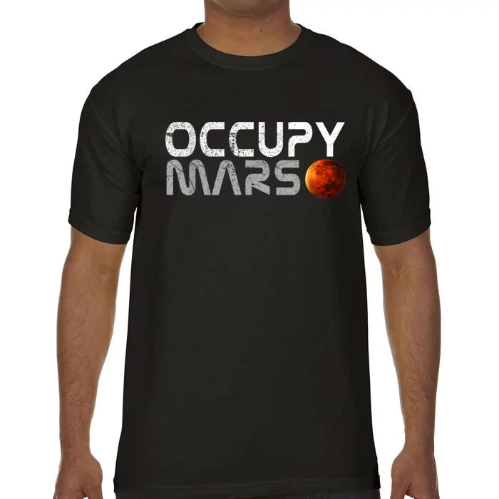 Occupy Mars Elon Musk SpaceX Project Gift Ideas Occupy Mars Trending Comfort Colors T-Shirt