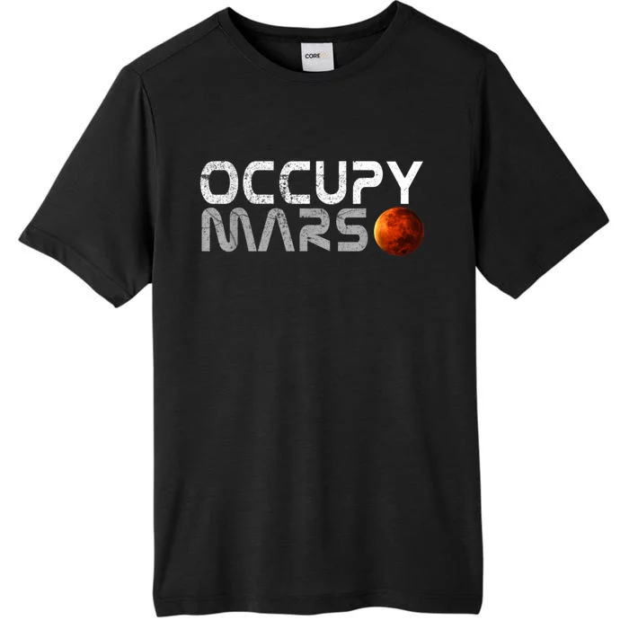 Occupy Mars Elon Musk SpaceX Project Gift Ideas Occupy Mars Trending ChromaSoft Performance T-Shirt