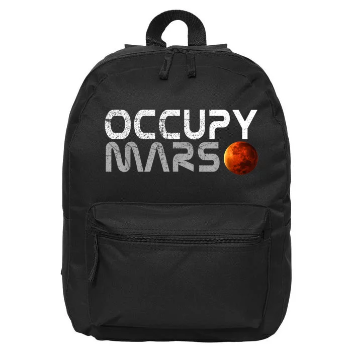 Occupy Mars Elon Musk SpaceX Project Gift Ideas Occupy Mars Trending 16 in Basic Backpack