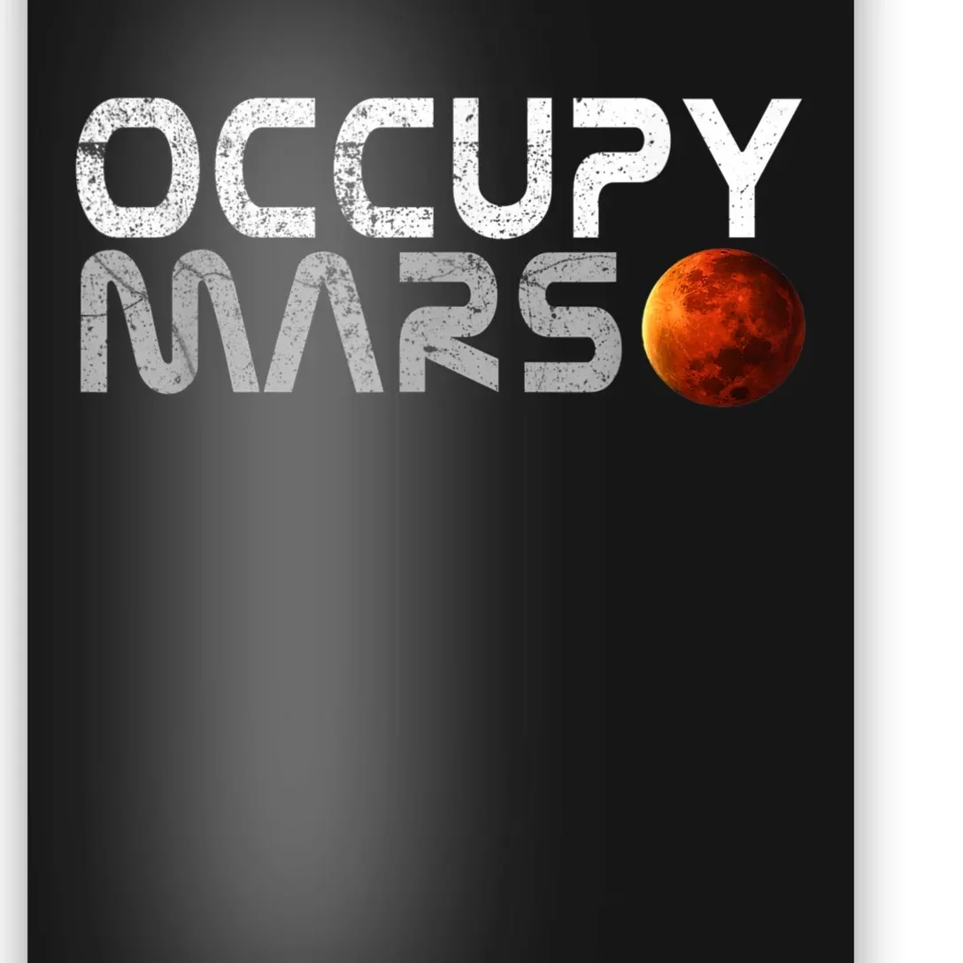 Occupy Mars Elon Musk SpaceX Project Gift Ideas Occupy Mars Trending Poster