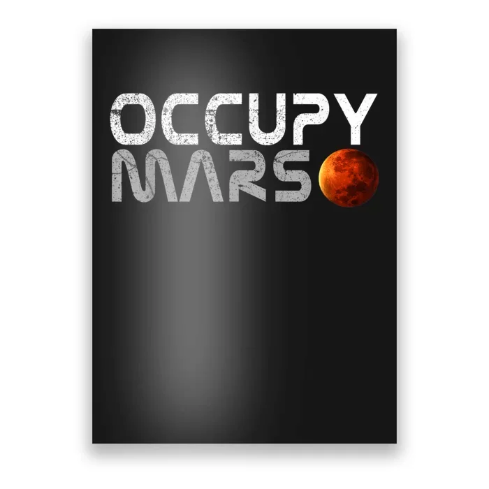 Occupy Mars Elon Musk SpaceX Project Gift Ideas Occupy Mars Trending Poster