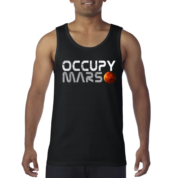 Occupy Mars Elon Musk SpaceX Project Gift Ideas Occupy Mars Trending Tank Top